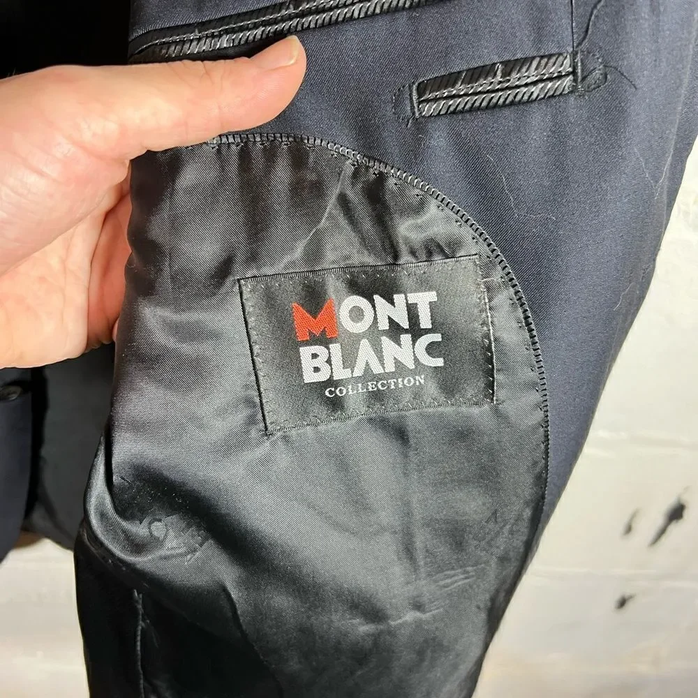 Mont Blanc Wool Blazer Jacket